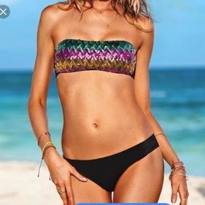 Sequin bandeau Victoria secret swim top